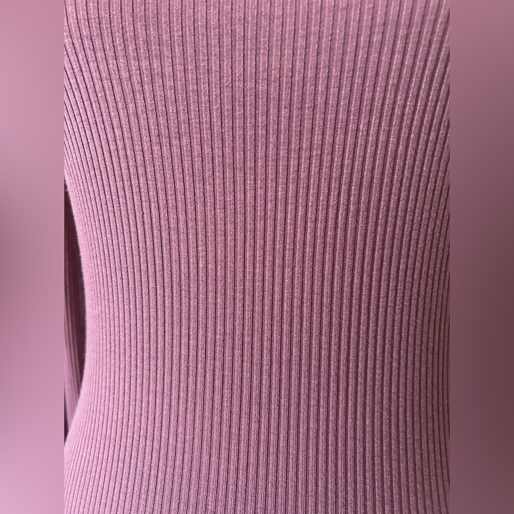 George Mauve Ribbed Bodysuit - Picture 2 of 8